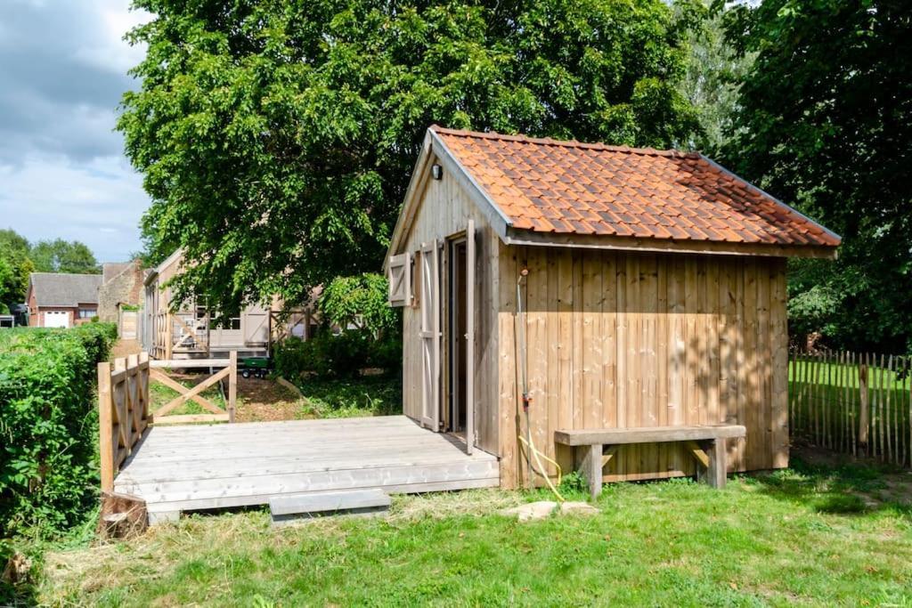 La Cabane Du Cerf Et Son Sauna Attre Εξωτερικό φωτογραφία